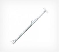 Трубка CROCS-FIX-TP пластиковая с Т-держателем на проволочную корзину. Доставка по России, Большой выбор POS материалов в интернет магазине – Posmshop